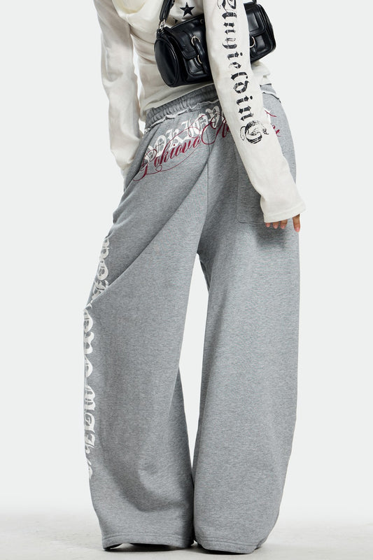 Loose Dropped Shoulder Sweat Pants