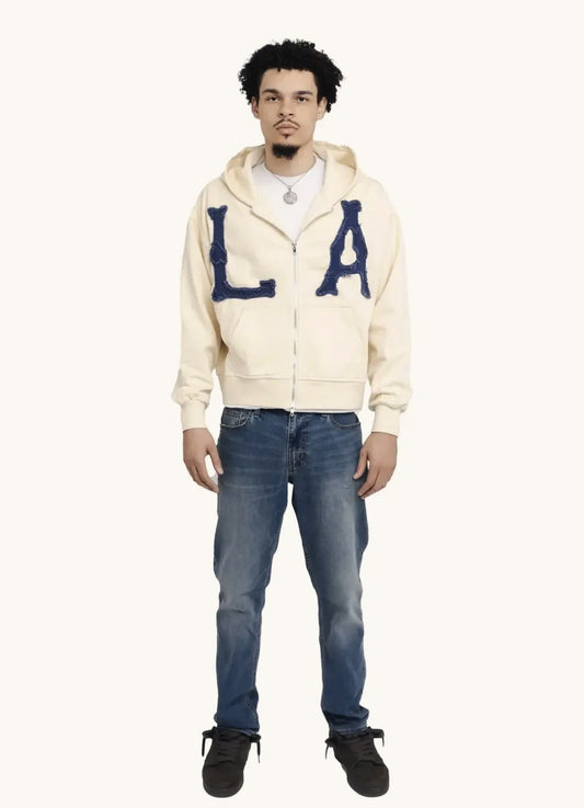 Trendiger Oversize-Hoodie mit Retro-Stickerei