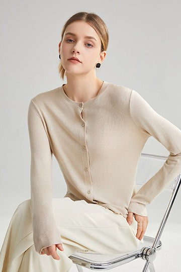 Structured Tencel Cardigan