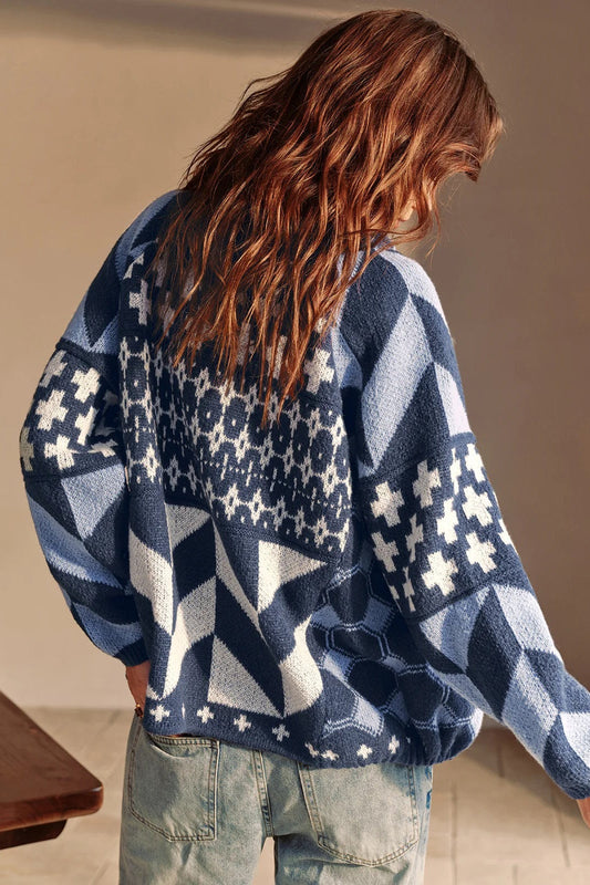 Oversized Soft Yarn Cardigan