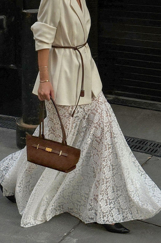 Lace Mermaid Long Elegant Skirt