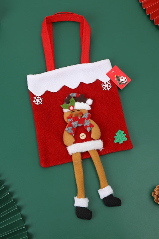 Santa Claus Festive Party Tote Gift Bag