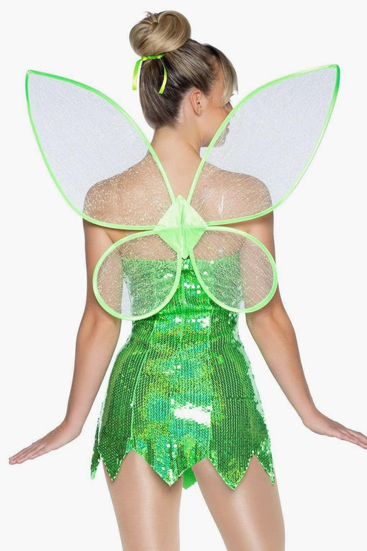 Sequin Fairy Wing Halloween Costume Dress