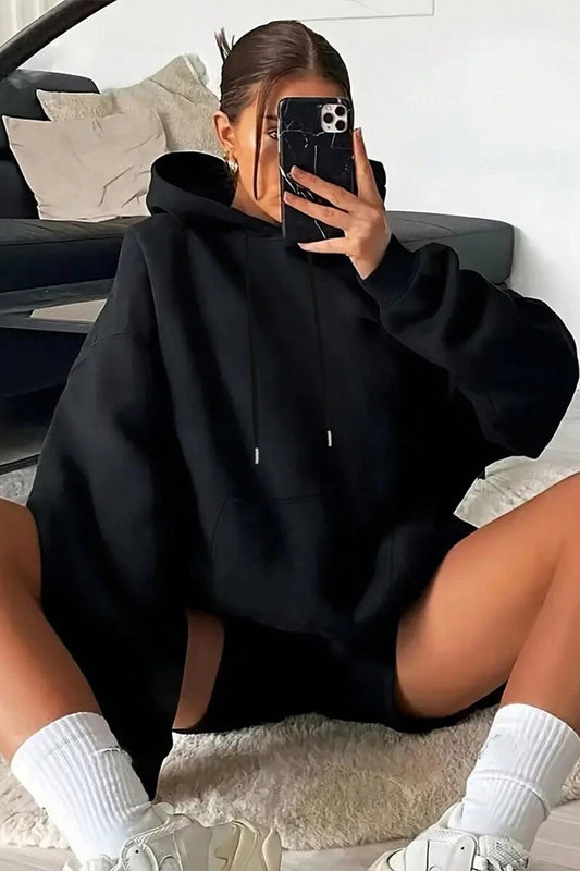 Dragon Print Pullover Hoodie