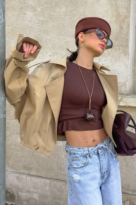 Veste de travail courte à double boutonnage