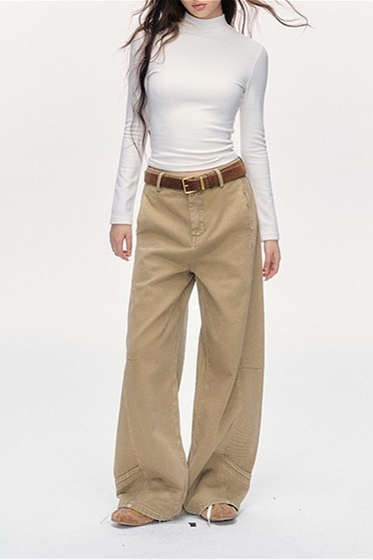 Vintage-Jeans mit lockerer Passform und Arc-Bein