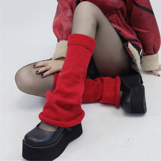 Knit Flared Wide Leg Leg Warmers