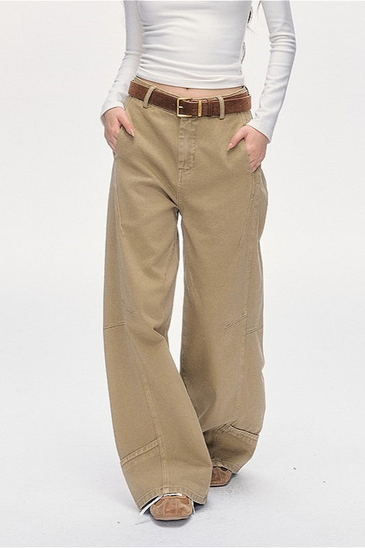 Vintage-Jeans mit lockerer Passform und Arc-Bein