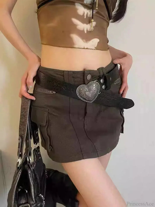 Affection Y2K Gothic Vintage Slender Individuality Belt