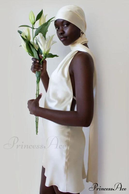 Astrella Neck Wrap Midi A-Line Dress | Dress In Beauty