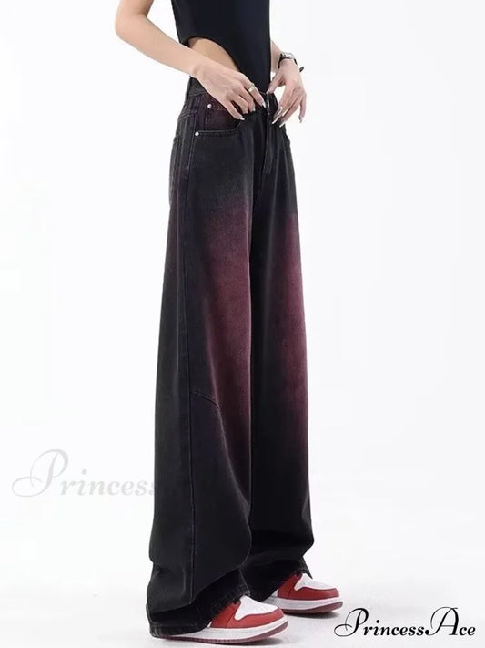 Autumn Fashion Literary Trend Loose Washed Youth High Street Harajuku Women’s Jean