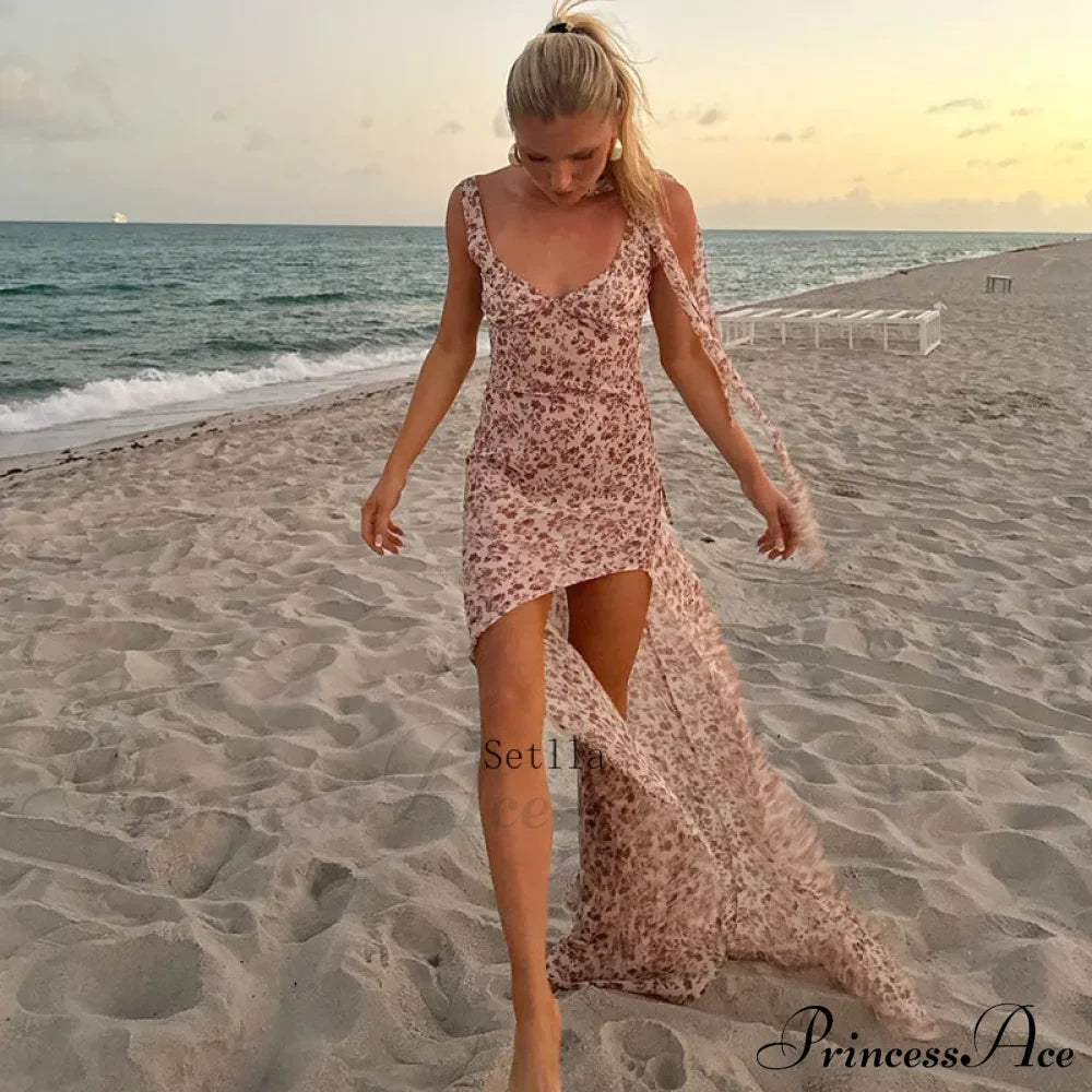 Backless Floral Birthday Maxi Dress – PrincessAce