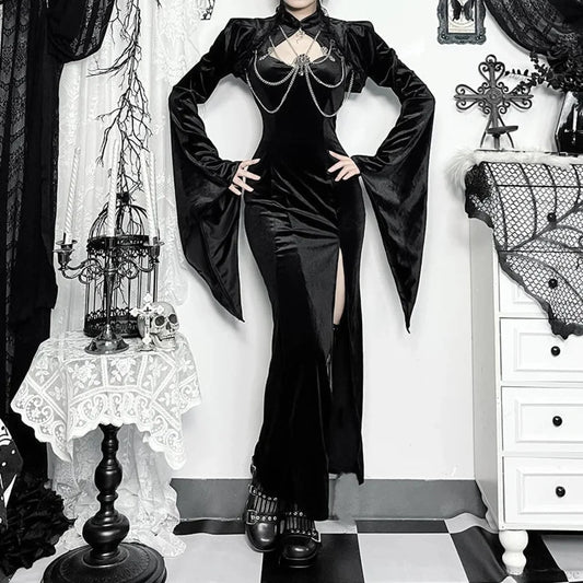 Bright Sleeve Lace Up Mysterious Blouse