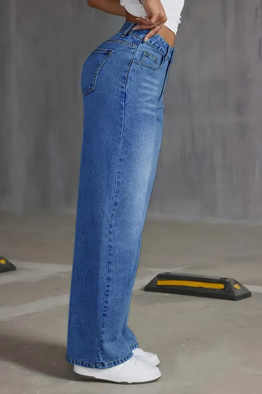 Slim Fit Jeans mit verwaschenem Schnitt