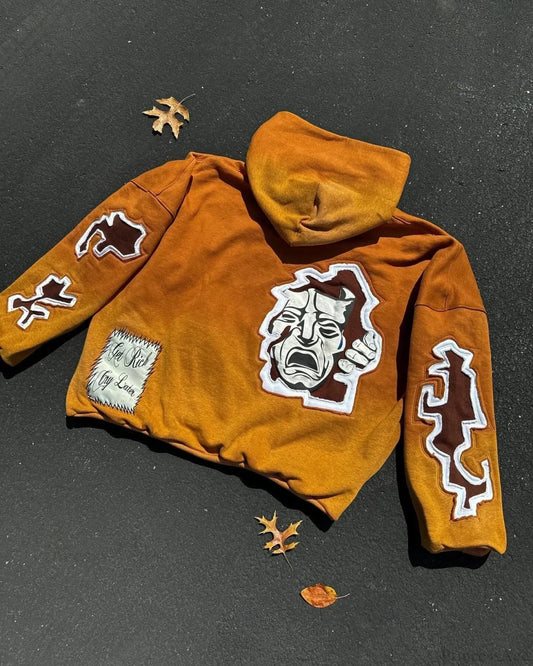 Cartoon Patch Embroidery Fashion Hoodie