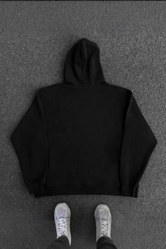 Skeleton X-Ray Graphic Heavyweight Pullover Hoodie