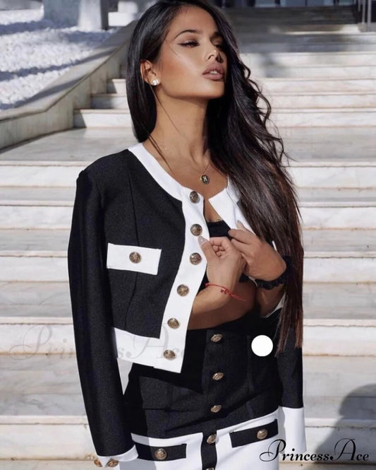 Chiara Elegant Set Black / Xs Dress