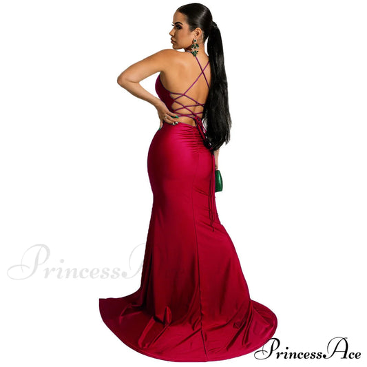 Chloe Lace-Up Stylish Back Formal Dress S.o. Long Dresses