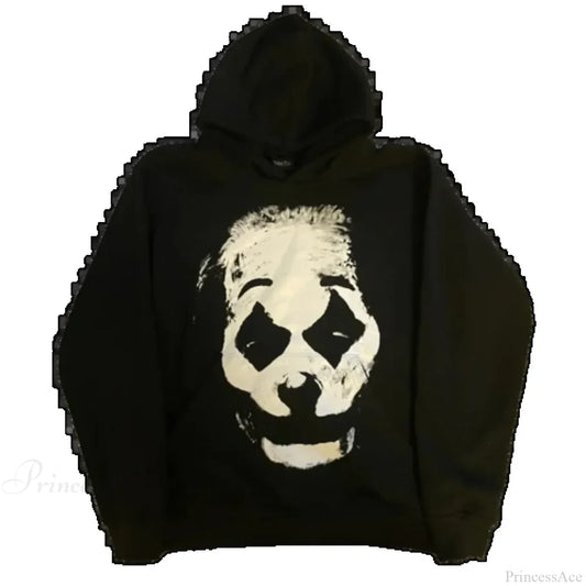 Clown Graphic Oversized Hoodie