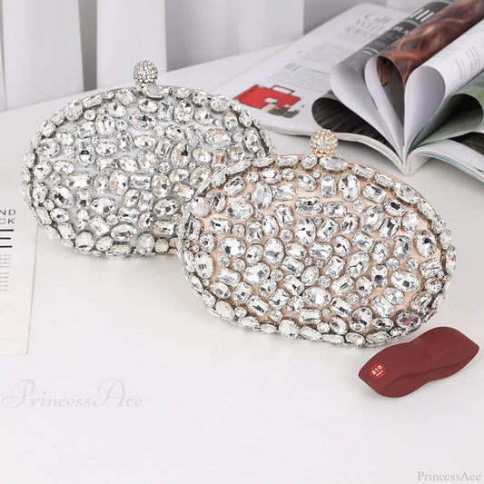Crystal Diamond Evening Bag Birthday Party Wedding Clutch clutchbag-250126