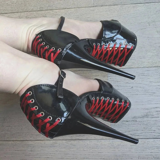 Dark Dancer 15cm Elevated Heel Black / 5