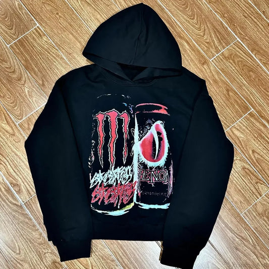 Dark Teeth Visual Pullover Hoodie Black / S