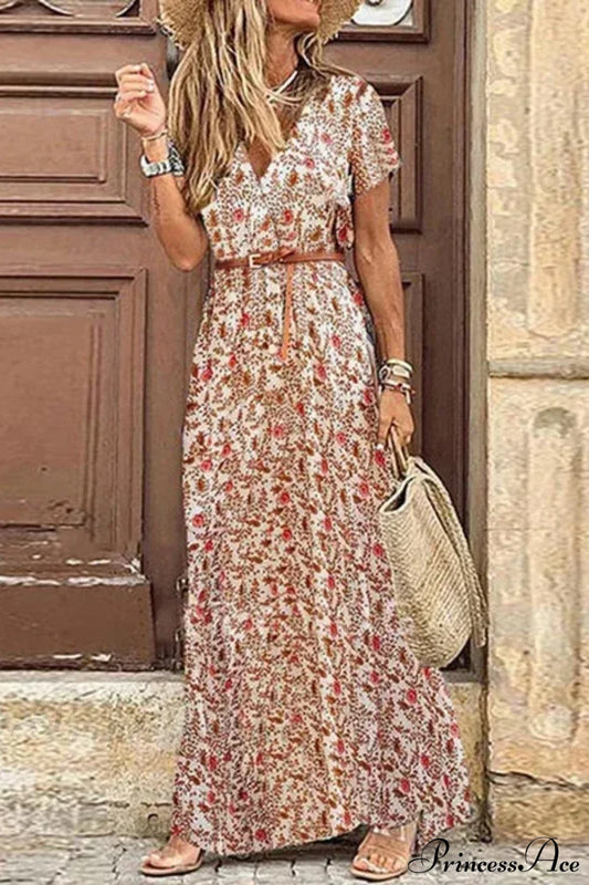 Elegant Evening Summer Long Boho Dress
