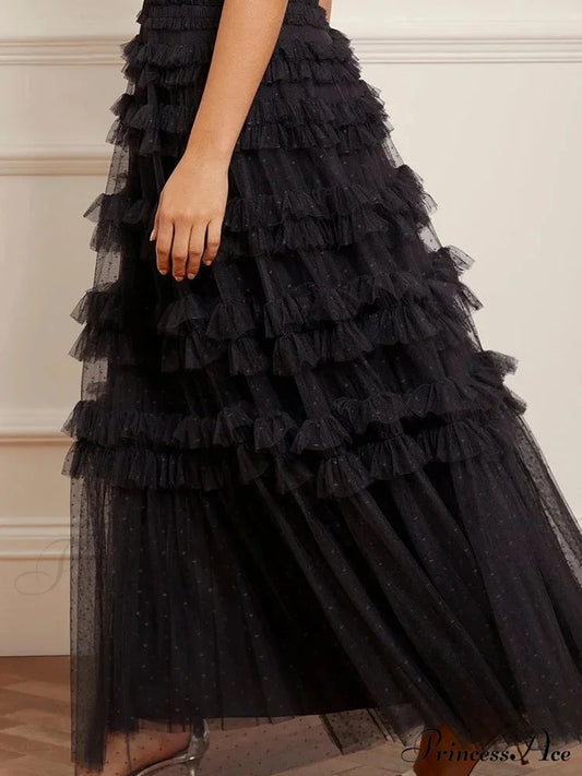 Erna Elegant Maxi Dress Beige / S