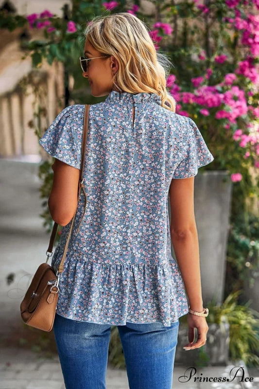 Floral Elegant Print Blouse
