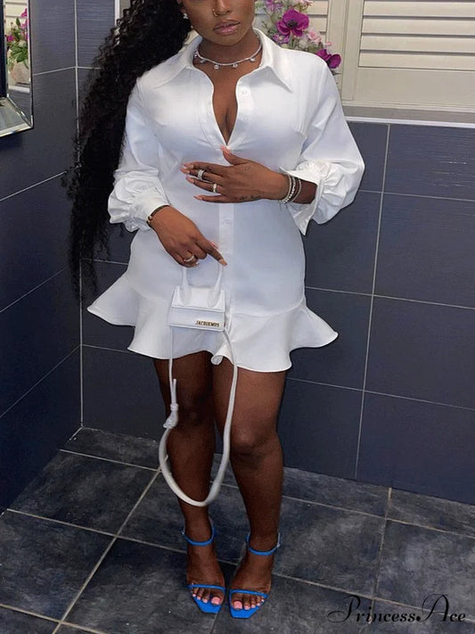 Floss Strap Bodycon Slip Modern Mini Dress - Silver White / S Dresses