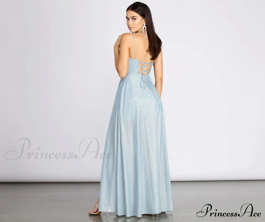 Holland Glitter Stylish A-Line Dress S.o. Long Dresses