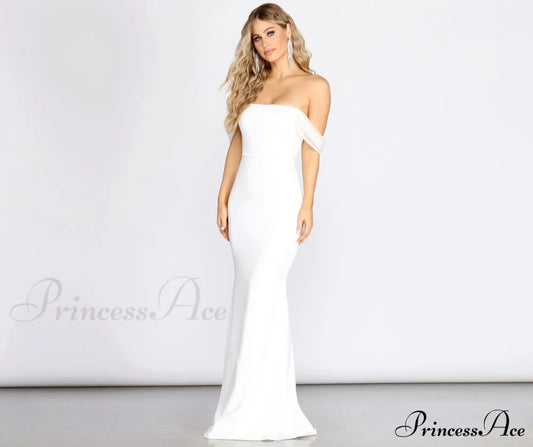 Kalel Off The Shoulder Mermaid Dress - Lady Occasions