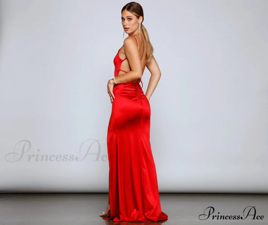 Karasi Formal High Charming Slit Mermaid Dress S.o. Long Dresses