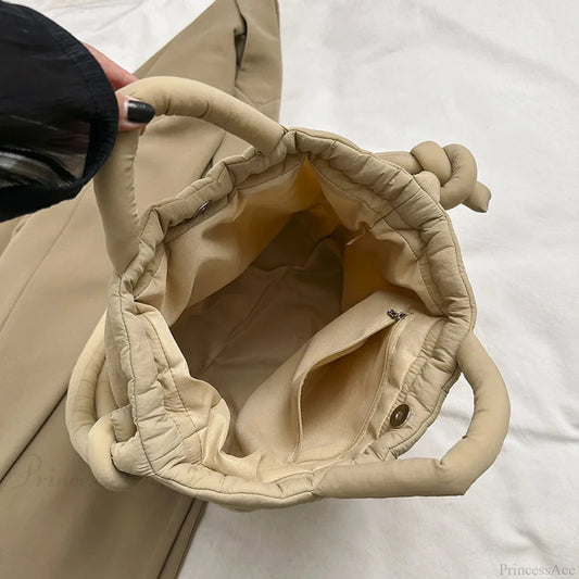 Large Capacity Puffer Nylon Tote Handbag Designer handbag-250126