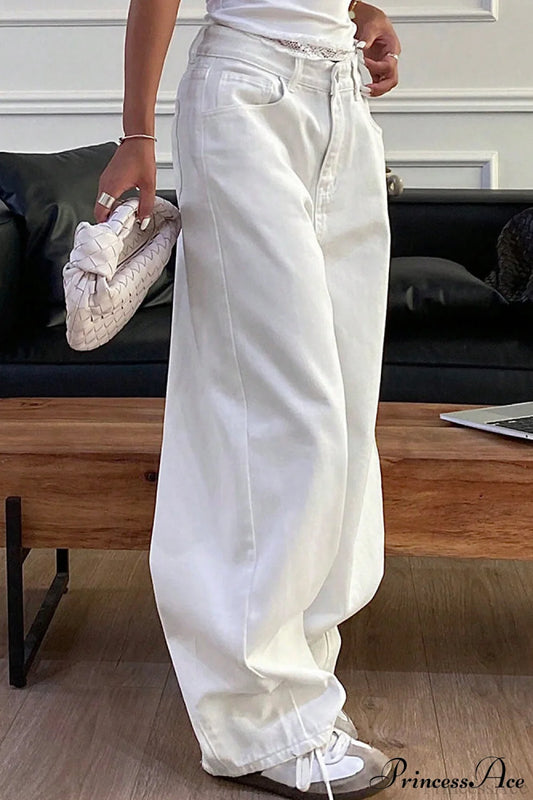 Loose Straight High Waist Jean