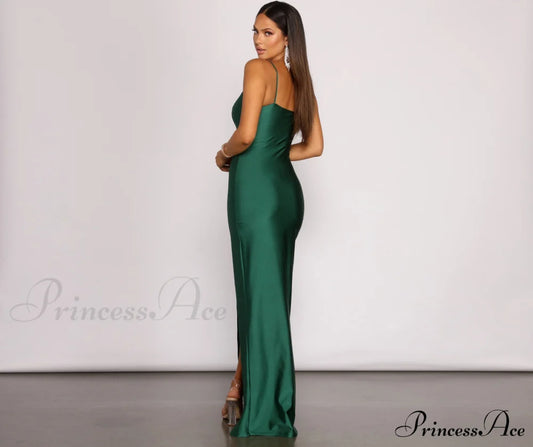 Nicki Formal Stylish Wrap Sleeveless Dress S.o. Long Dresses