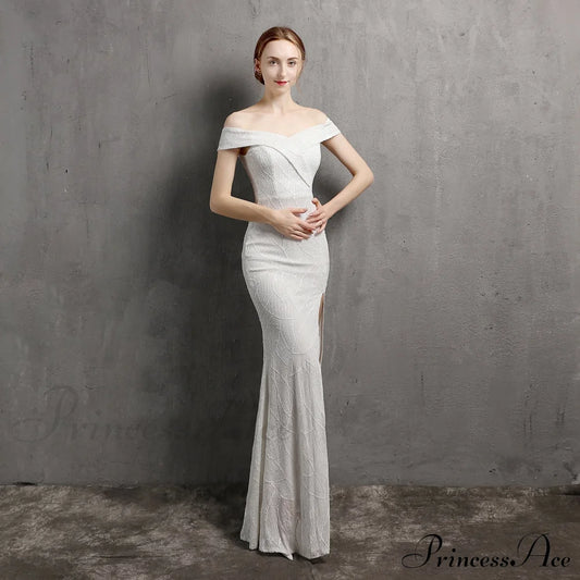 Olivia Formal Glitter Dress - Lady Occasions