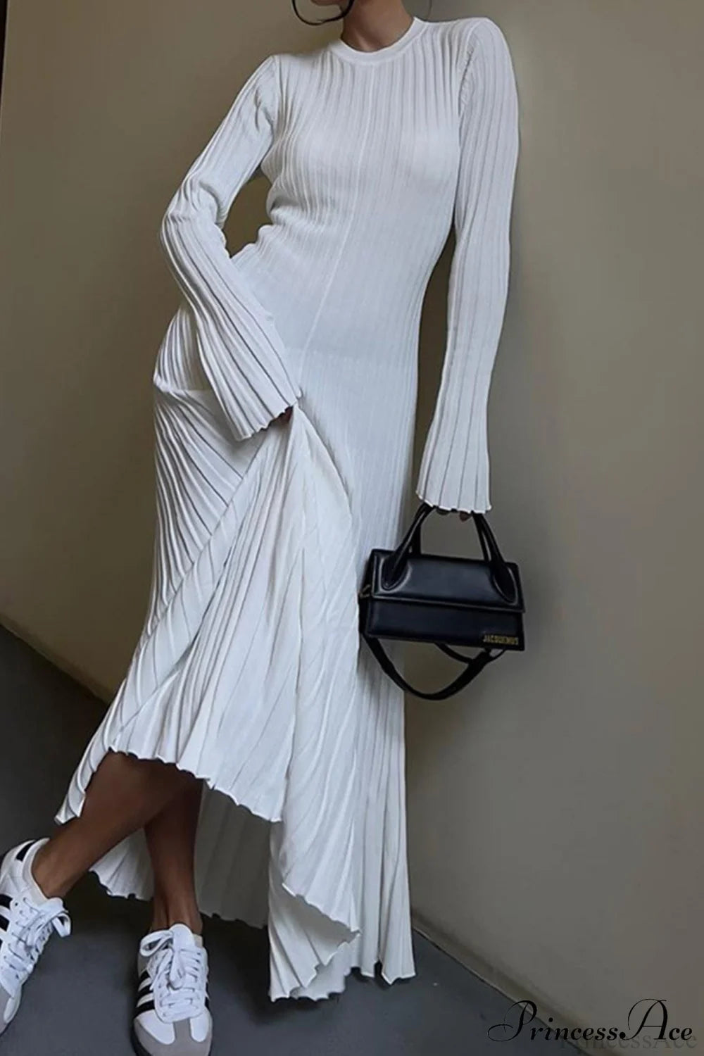 knit tie waist dress Black Rib Knit Tie Waist Midaxi Dress
