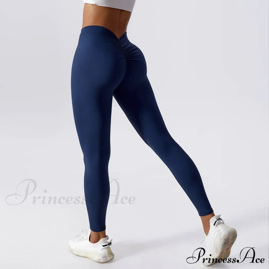 Seamless Push Up Gym Sports Clothing Legging Nary / S