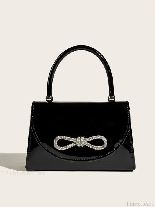 Sequin Crystal Evening Clutch Wedding Bag Black clutchbag-250126