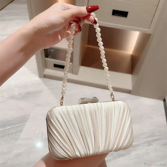 Silk Evening Bag Elegant Fashion Banquet Clutch Bag clutchbag-250126