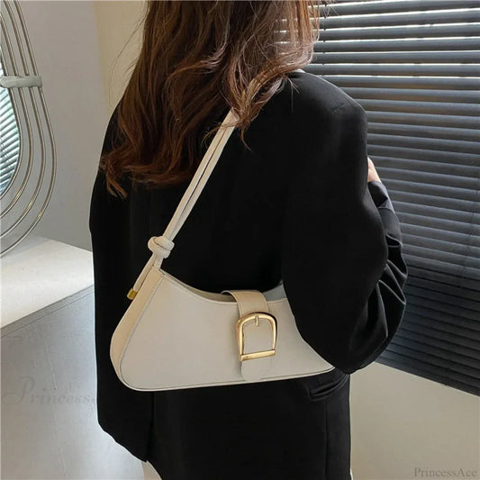 Solid Color Trendy Small Shoulder Bag shoulder-250126