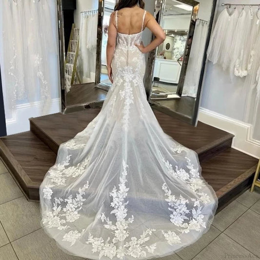 Strapless Mermaid Evening Wedding Dress weddingdress-250223