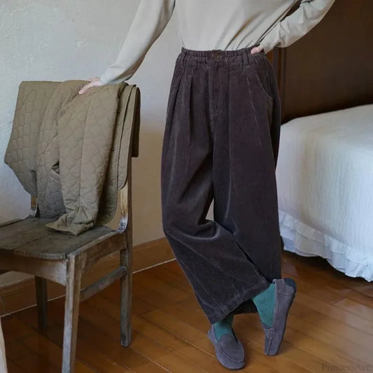 Vintage Corduroy Baggy Pants