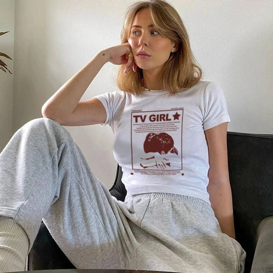 Y2k Gothic Harajuku Baby Tee T-shirt white1 / S t-shirt-250223