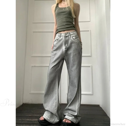 Y2K Vintage Loose Wide Leg Denim Pants