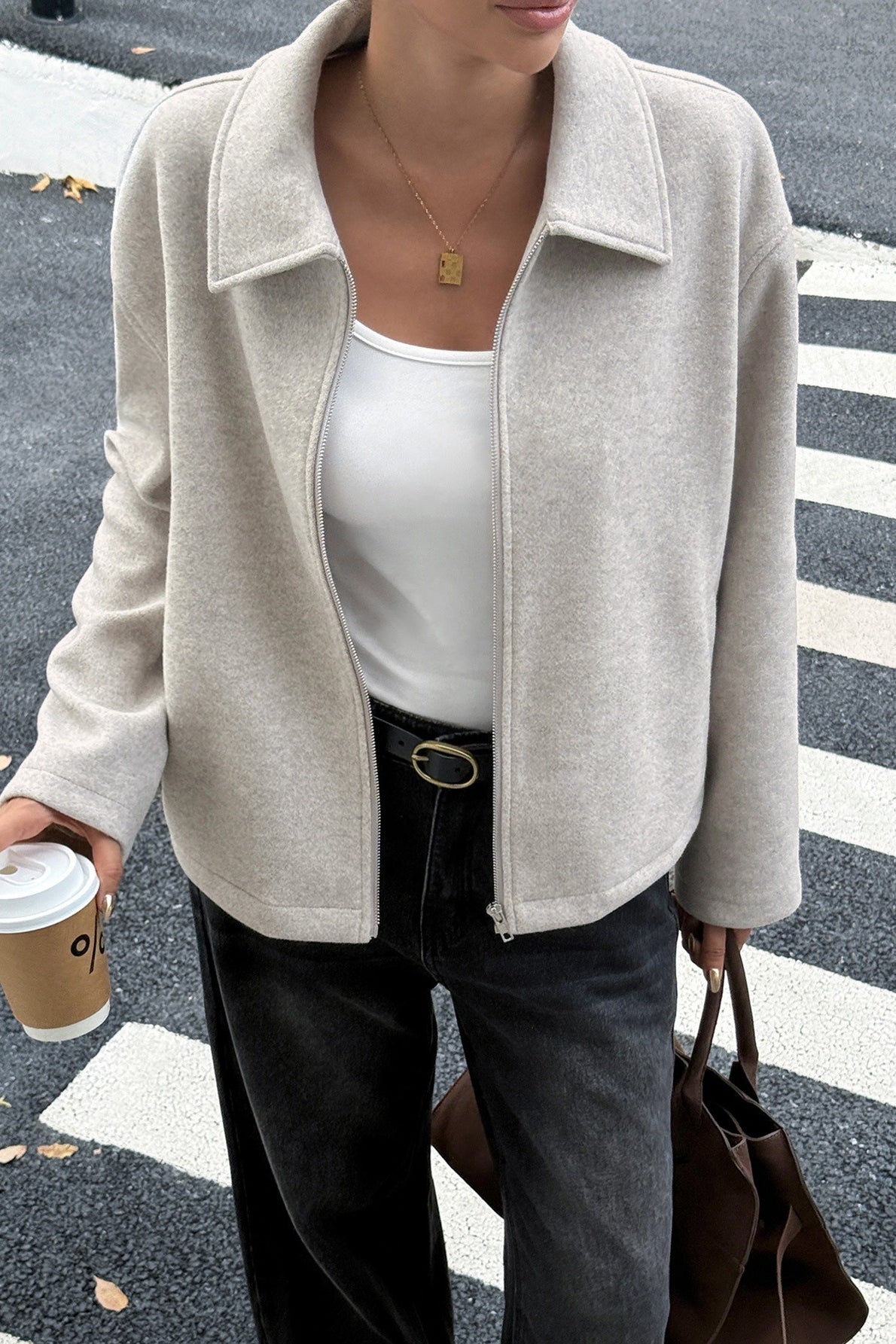 Elegant Long Sleeve Versatile Jacket