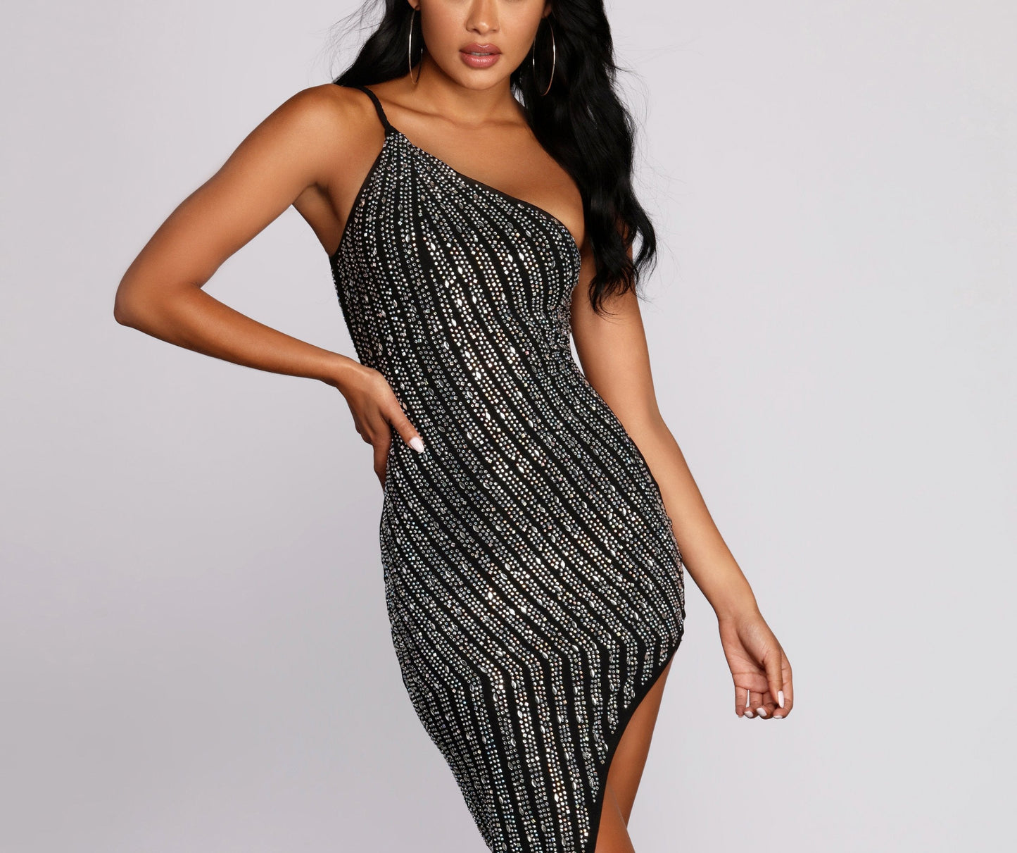 Venus Mesh Stylish Heat Stone Gown