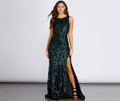 Zatanna Sequin Stylish Mermaid Gown