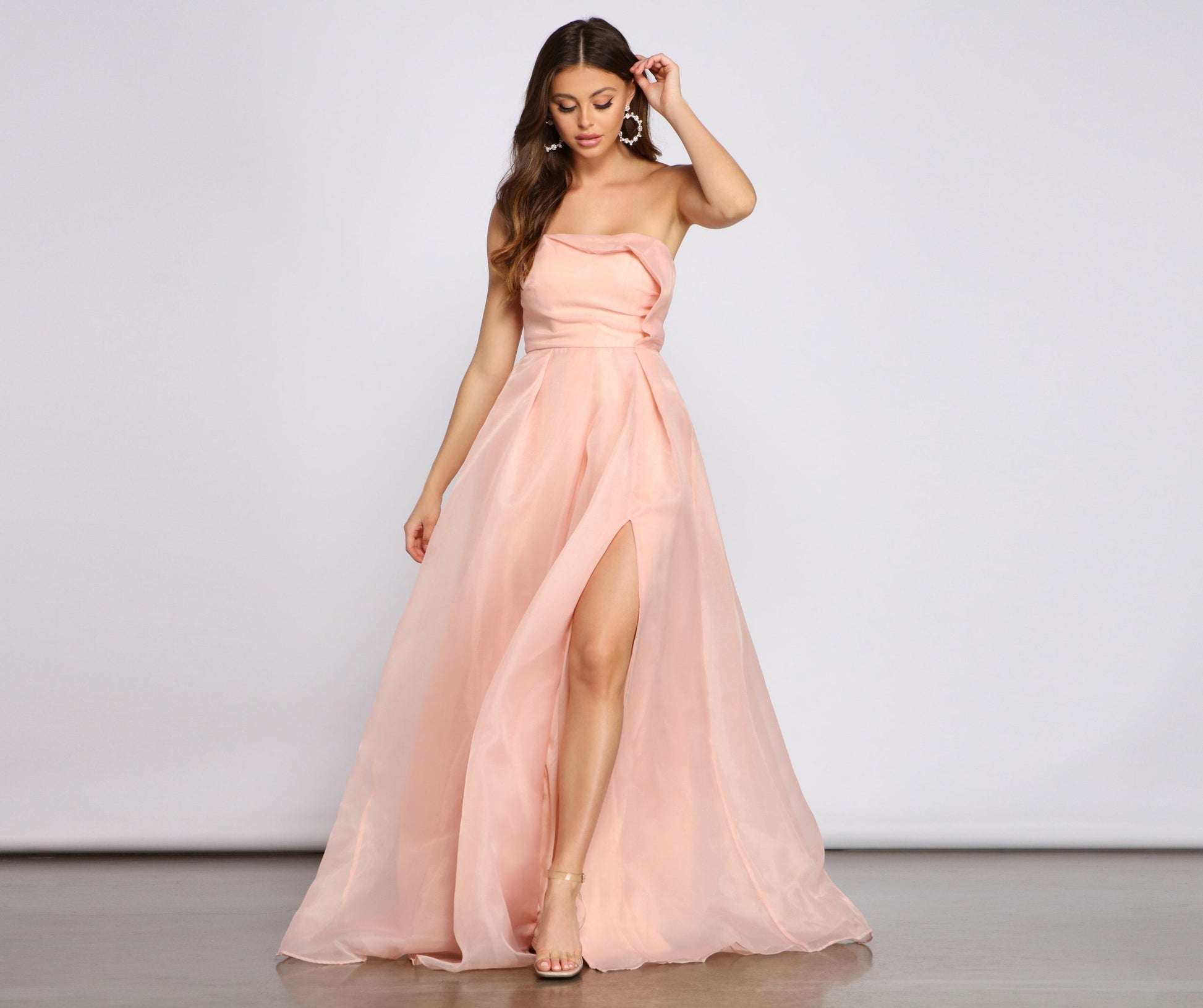 Zora Formal Strapless A-Line Dress - Lady Occasions